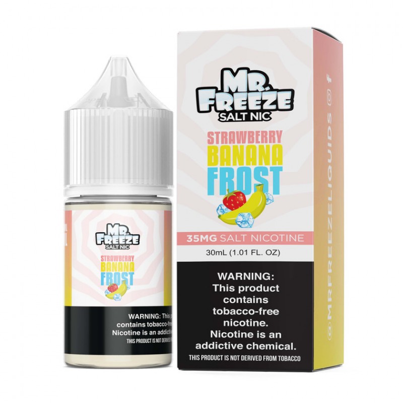 Mr. Freeze Tobacco-Free Nicotine Salt Series | 30mL - Strawberry Banana Frost