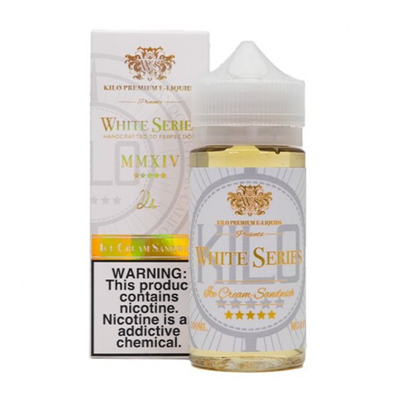 Ice Cream Sandwich by Kilo White E-Liquid