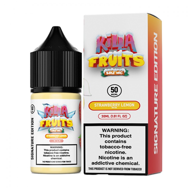 Strawberry Lemon on Ice by Killa Fruits Limited TFN Salts Series 30mL