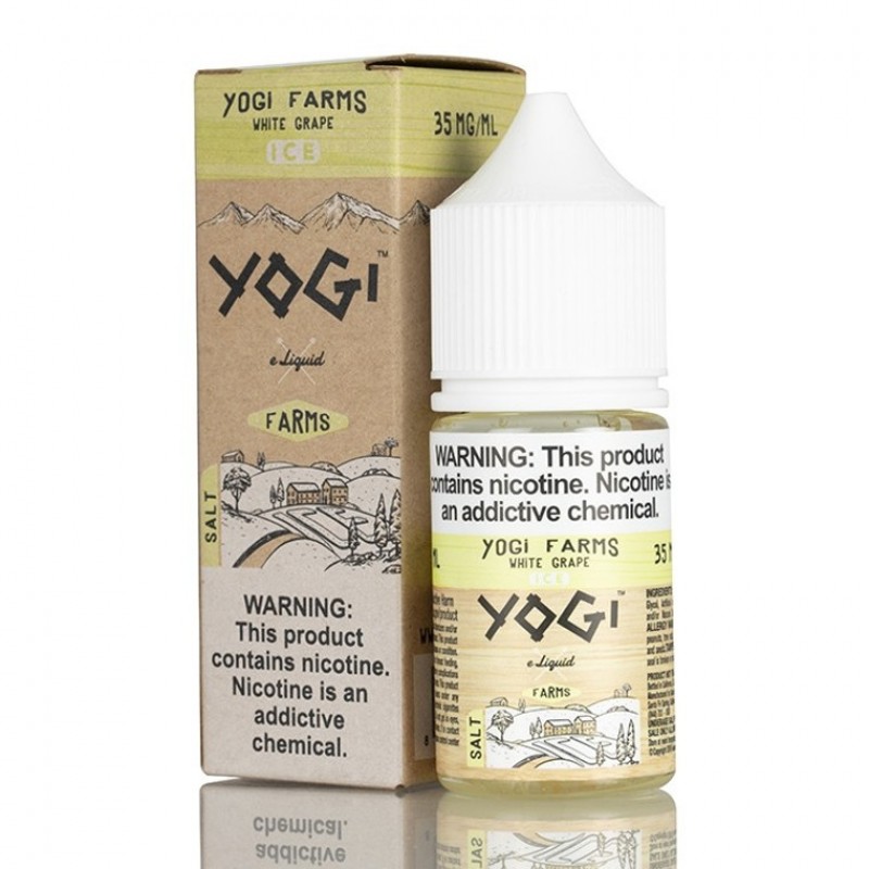 White Grape Ice By Yogi Farms Salt E-Liquid