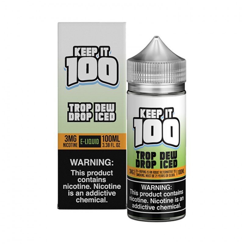 Trop Dew Drop Iced by Keep It 100 Tobacco-Free Nicotine Series 100mL