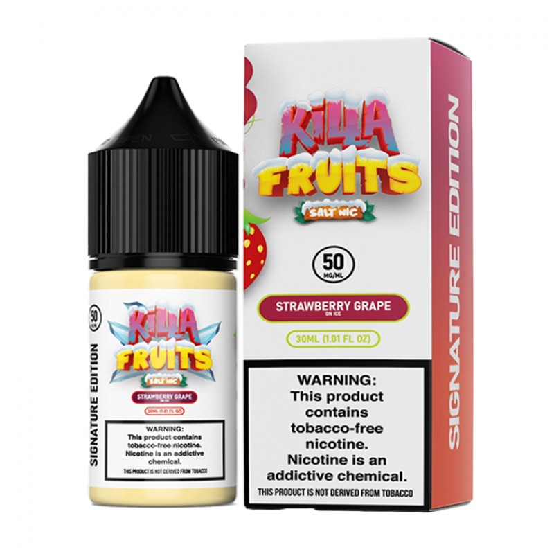 Strawberry Grape on Ice by Killa Fruits Limited TFN Salts Series 30mL