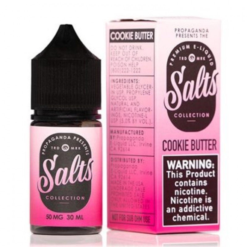 Cookie Butter by Propaganda TFN Salt Series E-Liquid