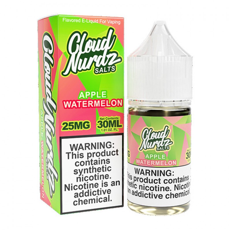 Watermelon Apple By Cloud Nurdz Salts E-Liquid