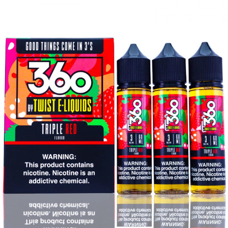 Triple Red by 360 Twist E-Liquid