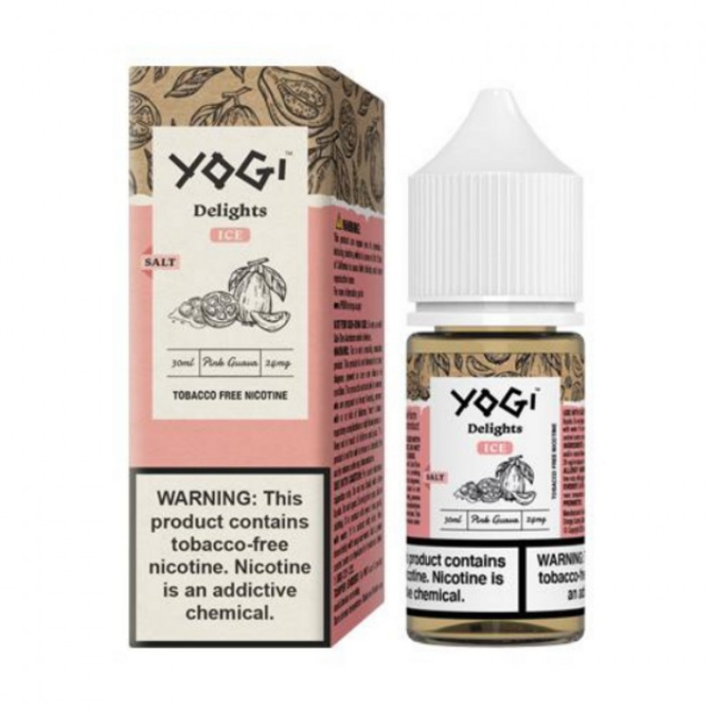 Pink Guava Ice by Yogi Delights Tobacco-Free Nicotine Salt Series E-Liquid