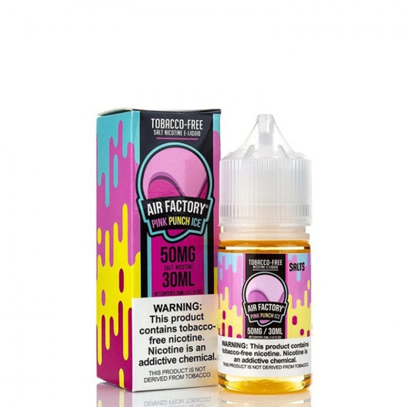 Pink Punch Ice by Air Factory Salt Tobacco-Free Nicotine Nicotine E-Liquid