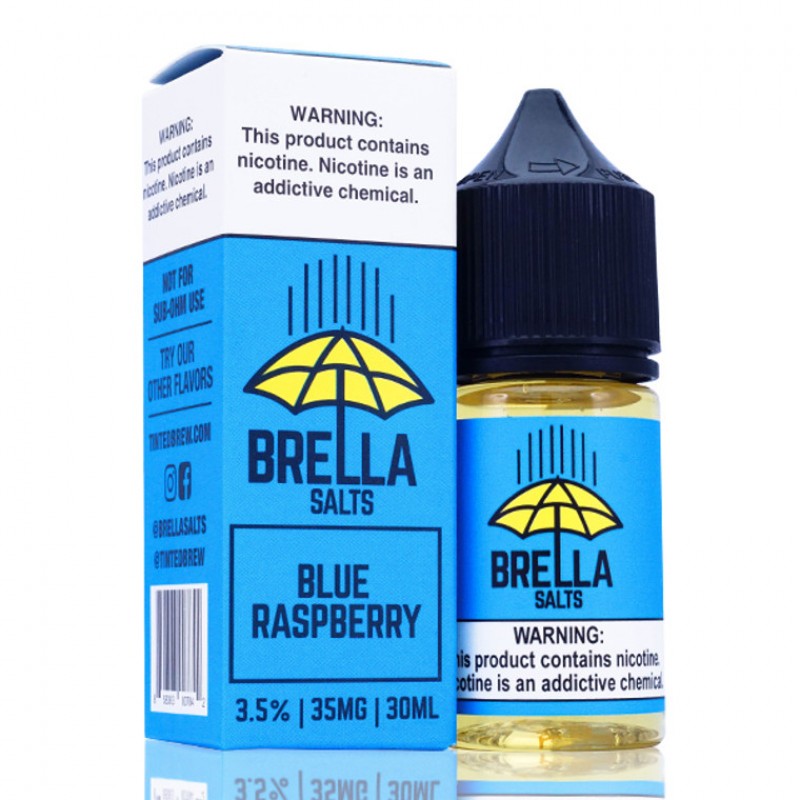 Blue Raspberry By Brella Salts E-Liquid