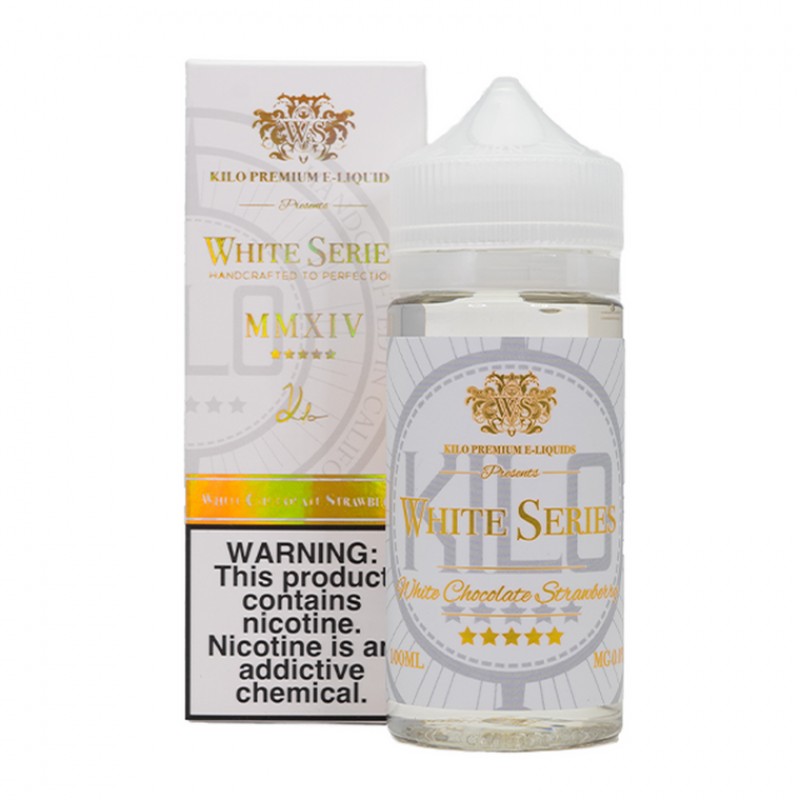 White Chocolate Strawberry  by Kilo White E-Liquid