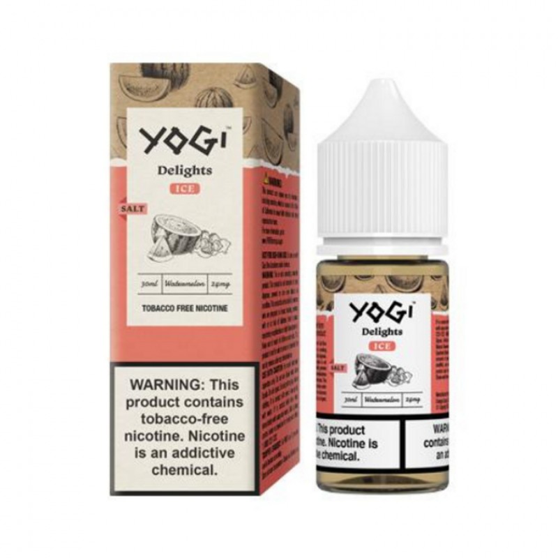 Watermelon Ice by Yogi Delights Tobacco-Free Nicotine Salt Series E-Liquid