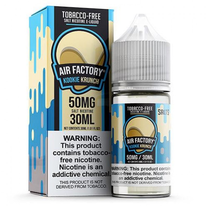 Vanilla Crunch (Kookie Krunch) by Air Factory Salt Tobacco-Free Nicotine Nicotine E-Liquid