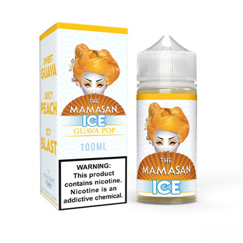 Guava Pop Ice (Guava Peach Ice) by The Mamasan Series | 100mL