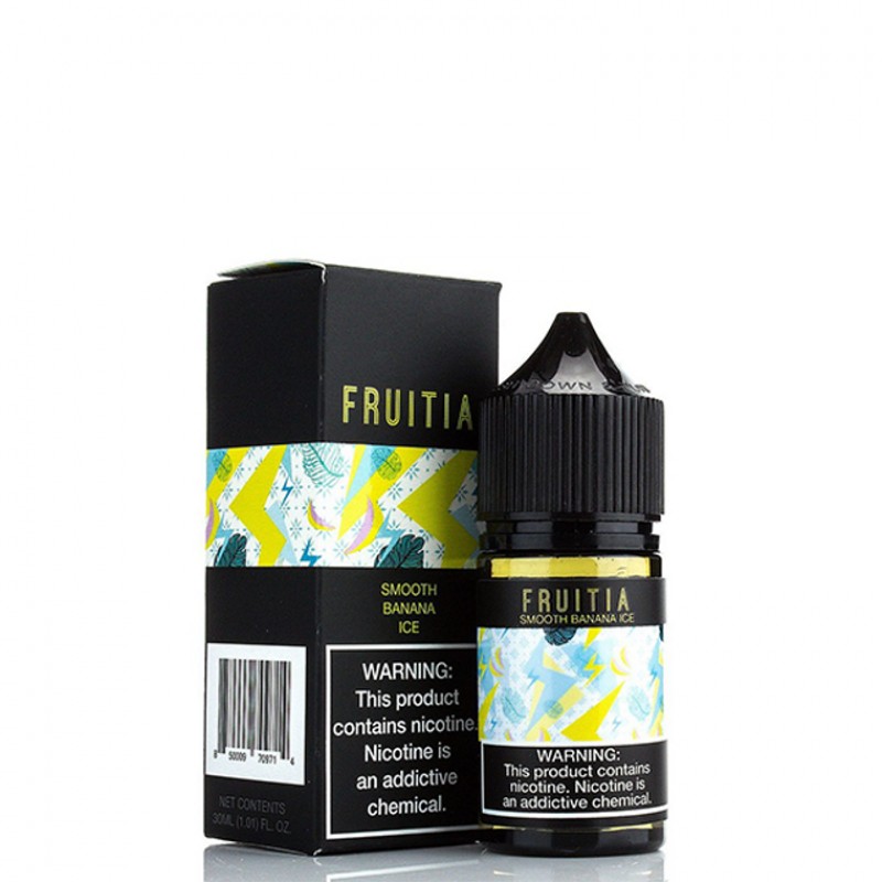 Smooth Banana Ice by Fruitia Salt E-Liquid