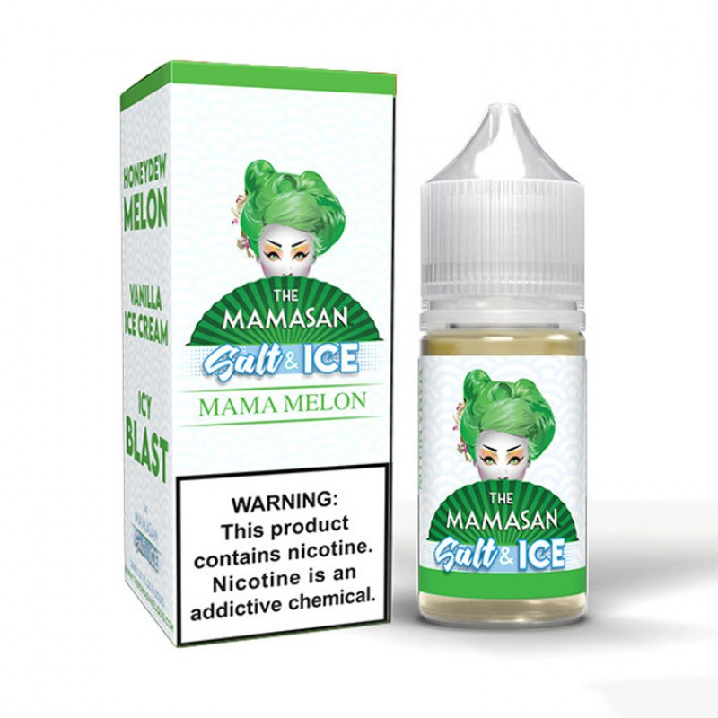 Mama Melon Ice (Honeydew Melon Ice) by The Mamasan Salts Series | 30mL