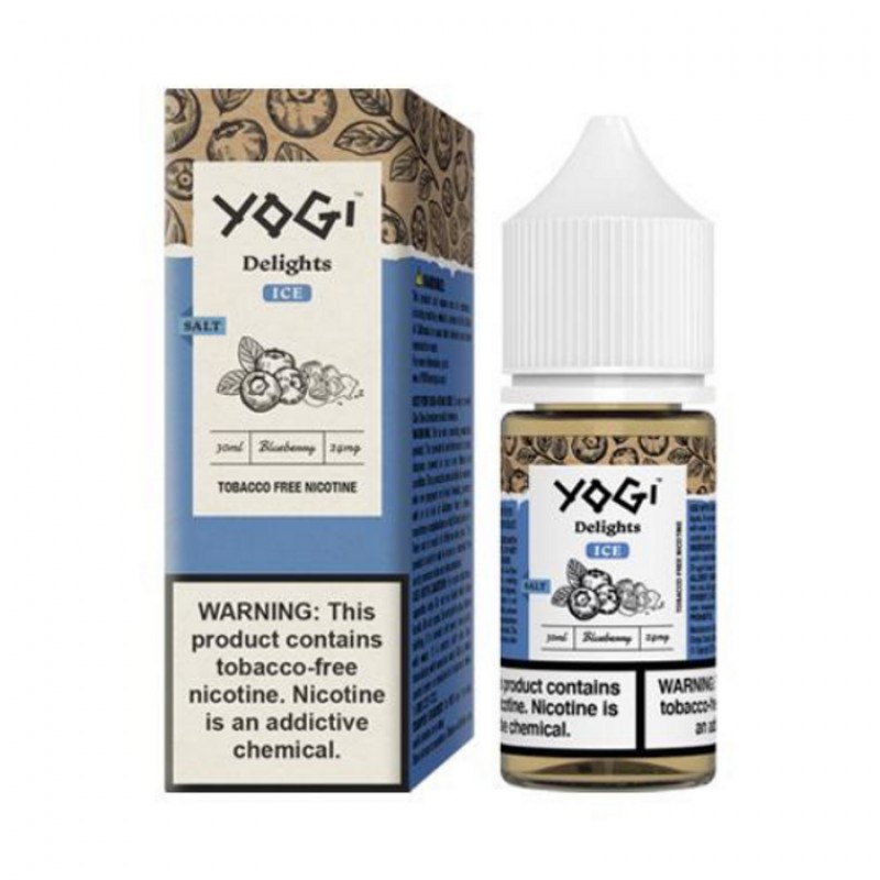 Blueberry Ice by Yogi Delights Tobacco-Free Nicotine Salt Series E-Liquid