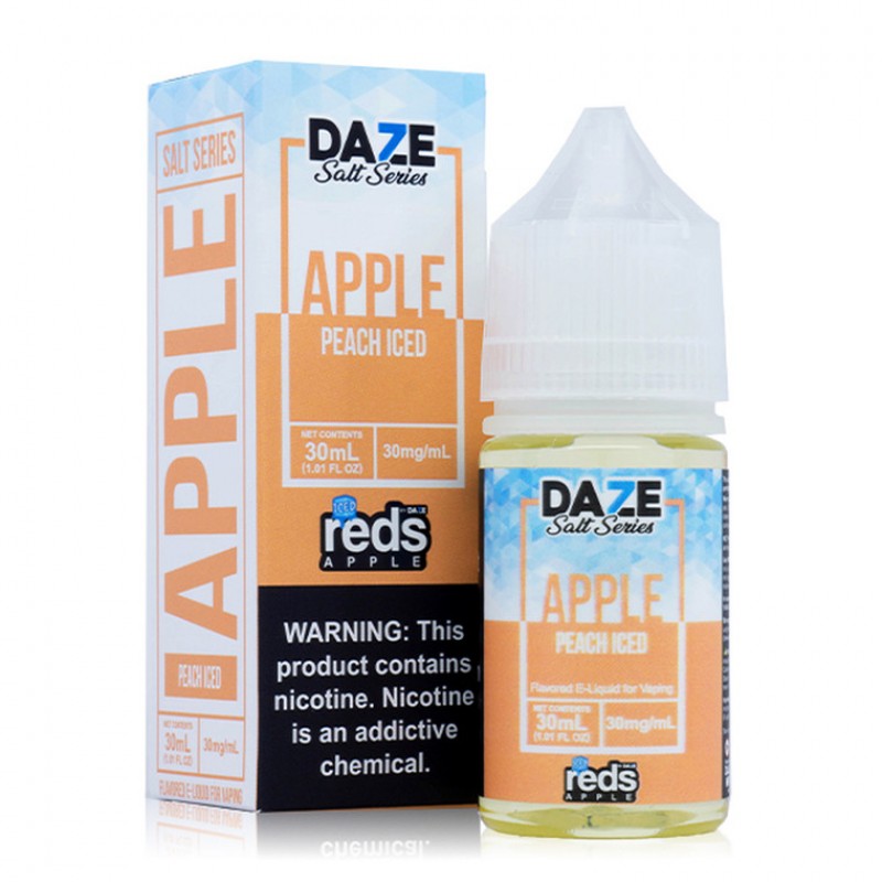 Peach Iced by Reds TFN Salt E- Liquid