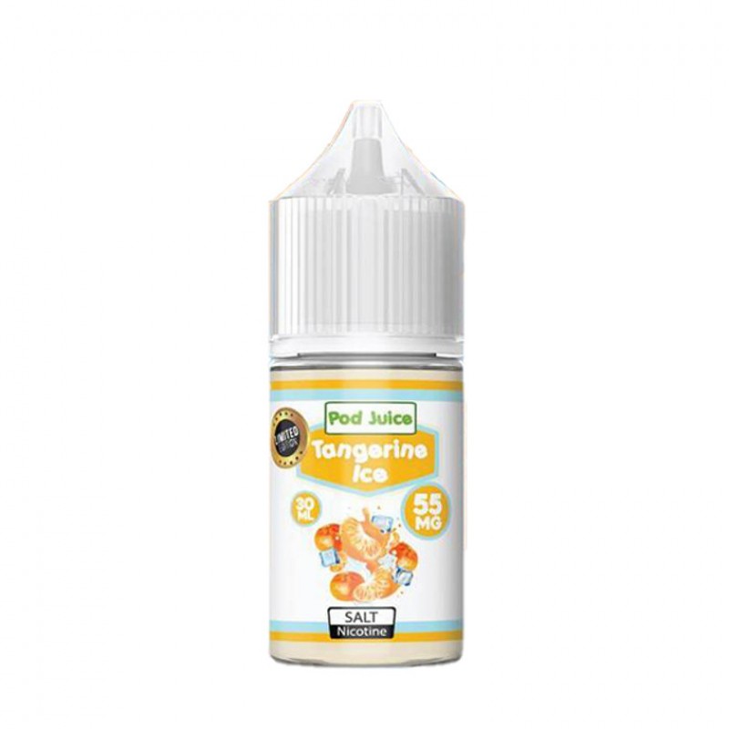 Tangerine Ice Salt by Pod Juice E-Liquid