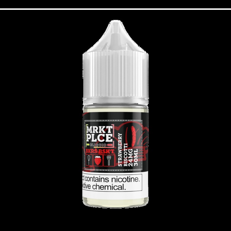 Strawberry Biscotti By MRKT PLCE Salt Series E-Liquid