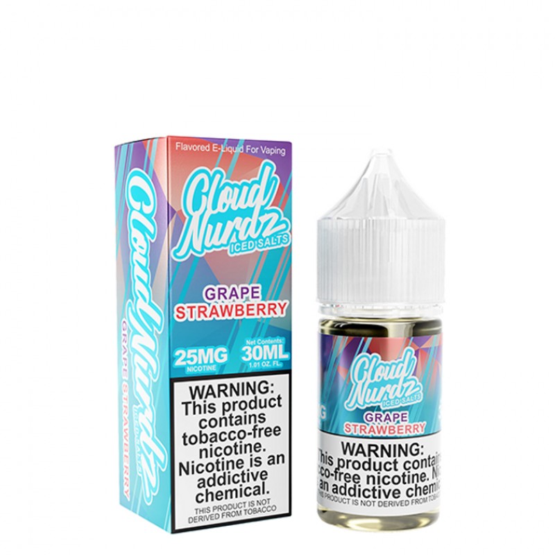 Iced Grape Strawberry by Cloud Nurdz TFN Salts E-Liquid