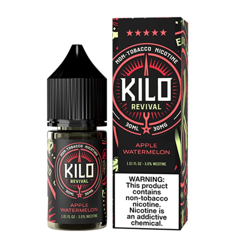 Apple Watermelon by Kilo Revival Tobacco-Free Nicotine Salt E-Liquid