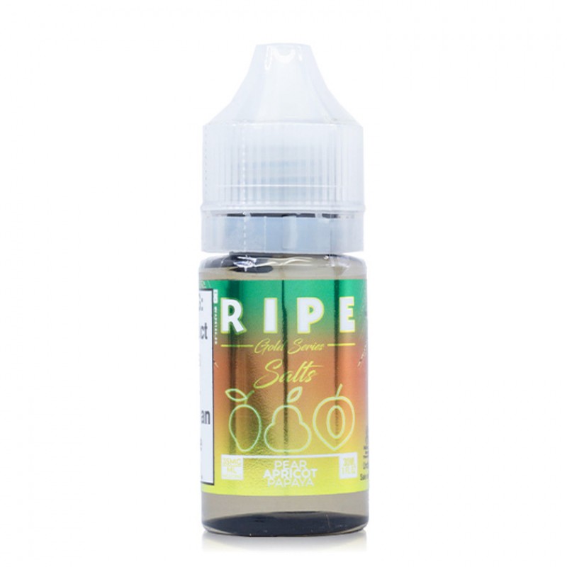 Pear Apricot Papaya Salt By Ripe E-Liquid Gold Series