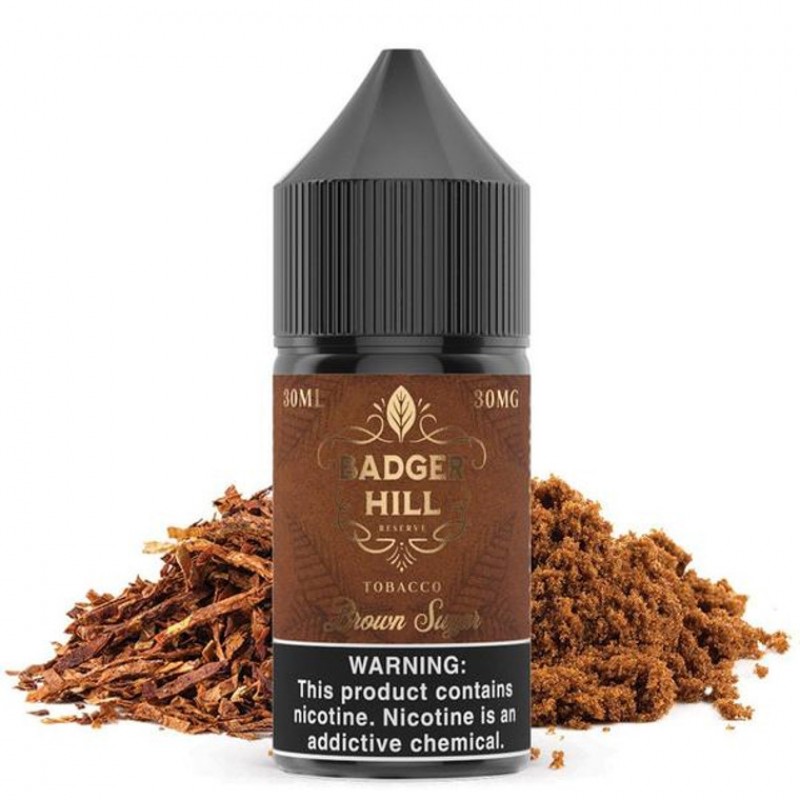 Brown Sugar by Badger Hill Reserve Salt E-Liquid