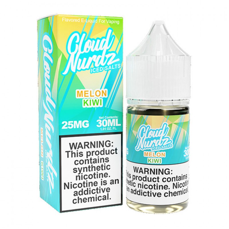 Iced Kiwi Melon by Cloud Nurdz TFN Salts E-Liquid