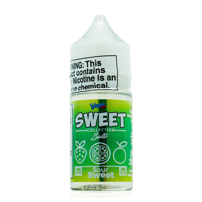 Sour Sweet Salt By Vape 100 Sweet E-Liquid