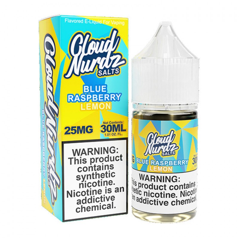 Blue Raspberry Lemon by Cloud Nurdz TFN Salts E-Liquid