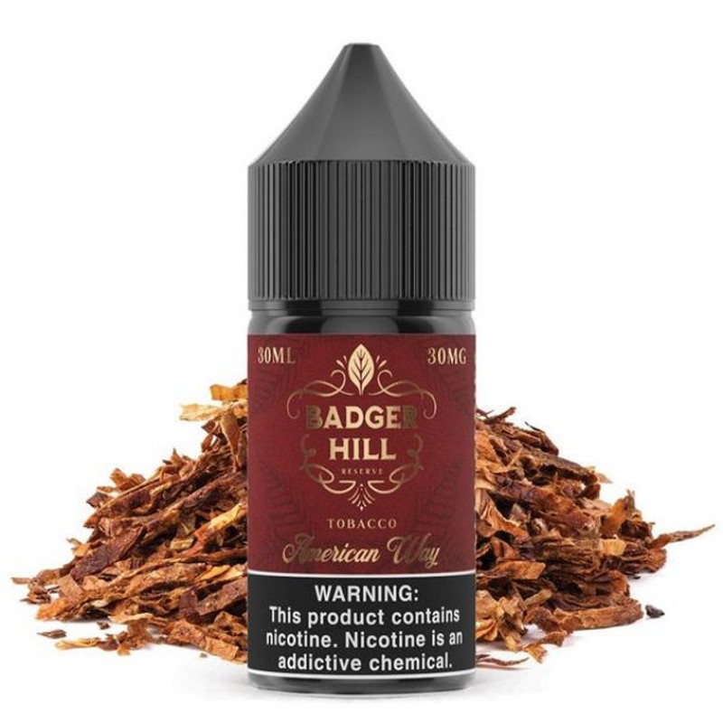 American Way by Badger Hill Reserve Salt E-Liquid