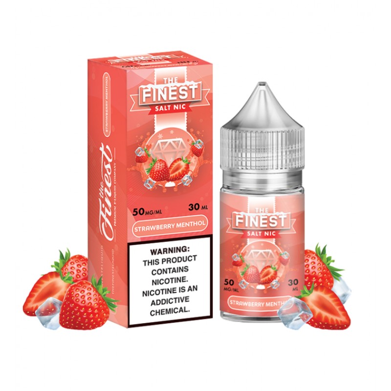 Strawberry Menthol by Finest SaltNic E-Liquid