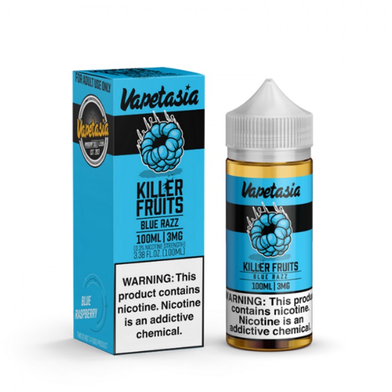 Killer Fruits Blue Razz by Vapetasia Tobacco-Free Nicotine Series E-Liquid