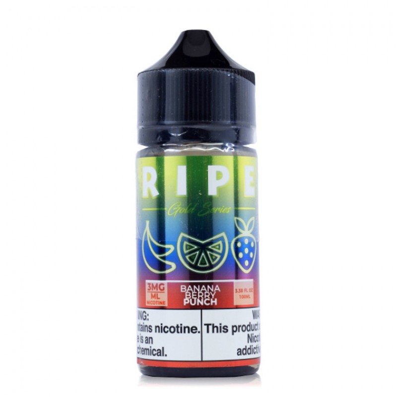 Banana Berry Punch By Ripe E-Liquid Gold Series