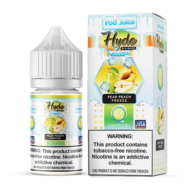 Peach Pear Freeze by Pod Juice - Hyde TFN Salt 30mL