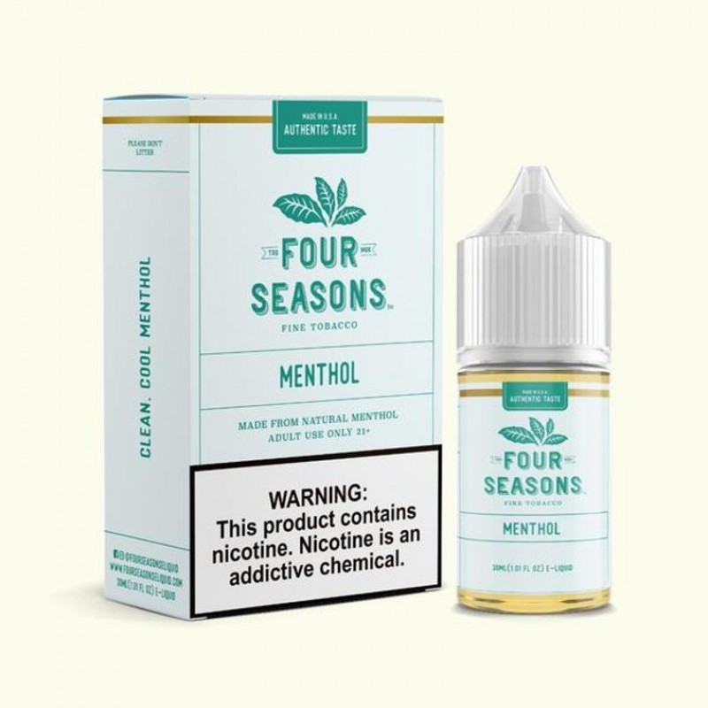 Menthol by Four Seasons Free Base Series | 30mL