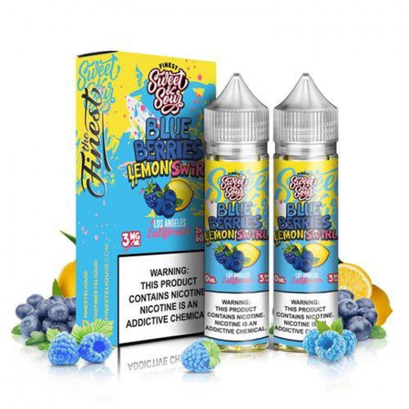 Blue Berries Lemon Swirl by Finest Sweet & Sour E-Liquid