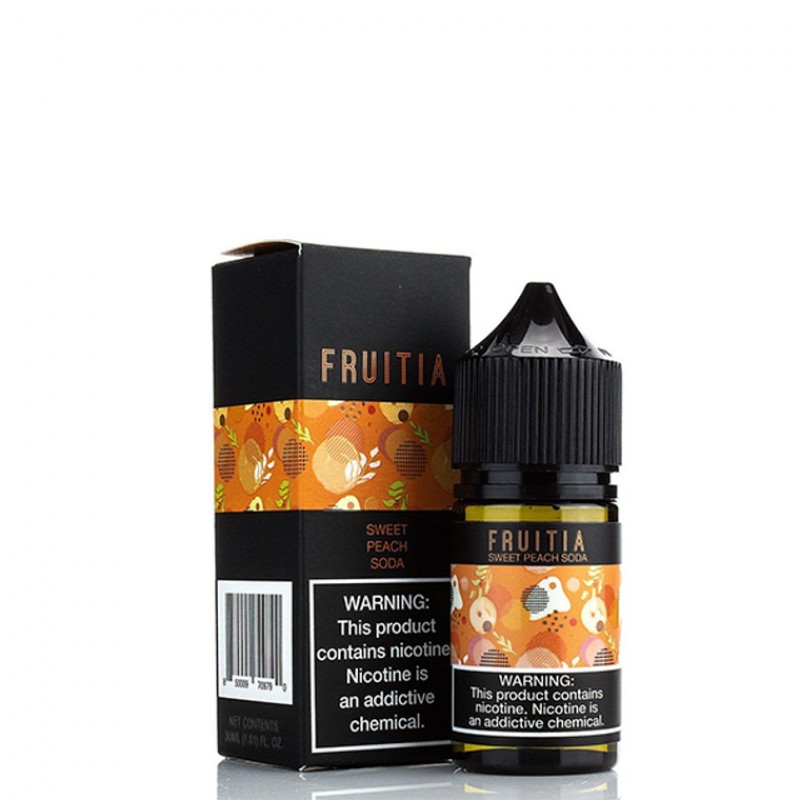 Sweet Peach Soda by Fruitia Salt E-Liquid