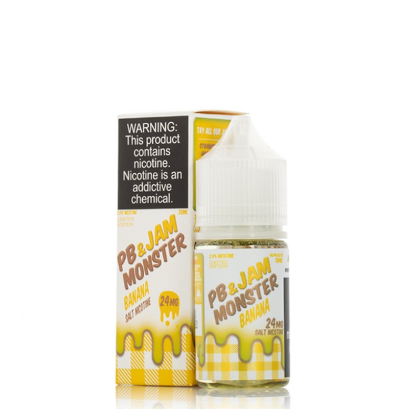 Banana PB & J By Jam Monster Salts E-Liquid