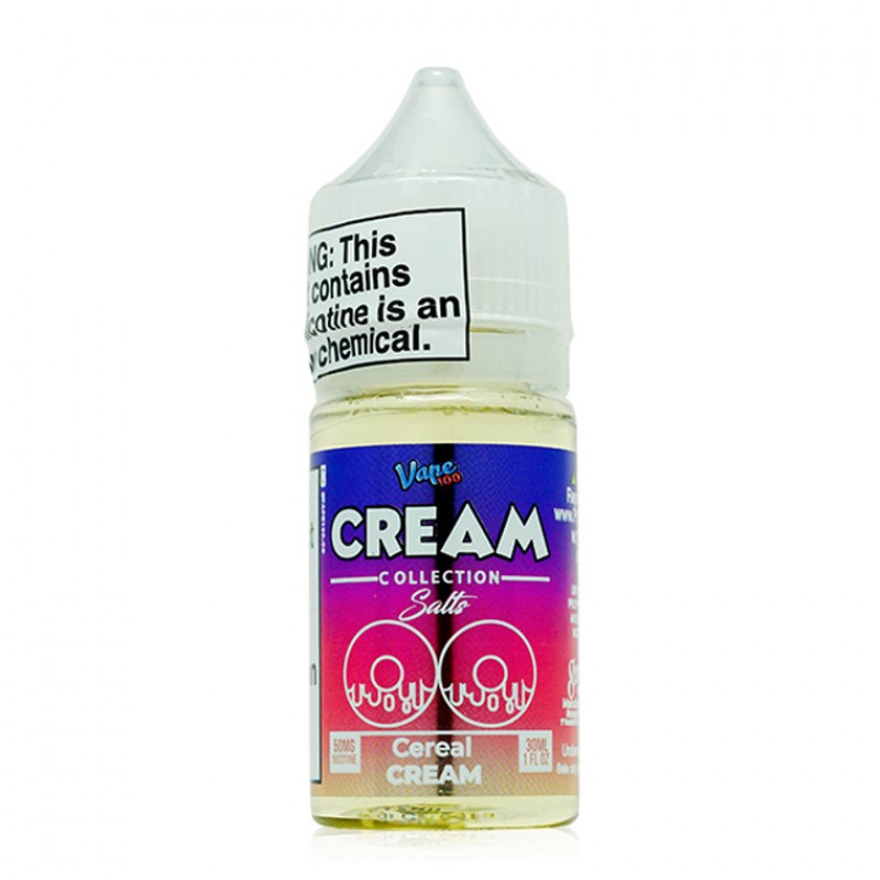 Cereal Cream Salt By Vape 100 Cream E-Liquid