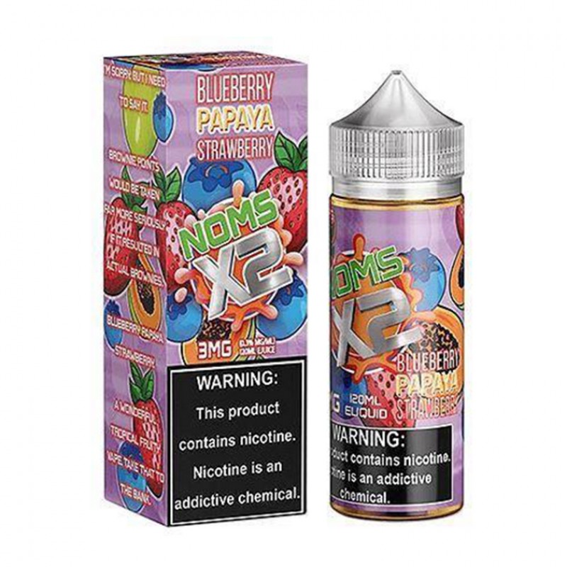 Blueberry Papaya Strawberry by Nomenon Noms X2 E-Liquid