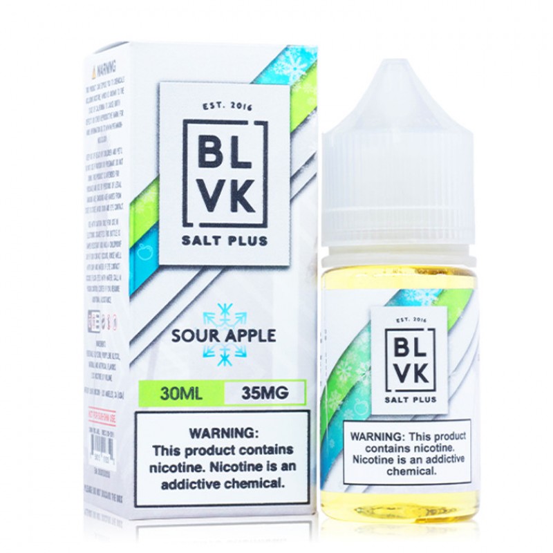 Apple Candy Ice (Sour Apple Ice) by BLVK Salt Plus E-Liquid