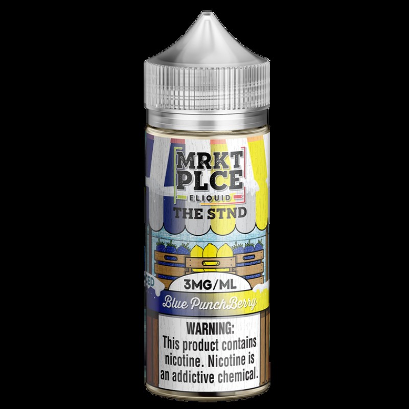 Iced Blue Punch Berry By MRKT PLCE Series E-Liquid