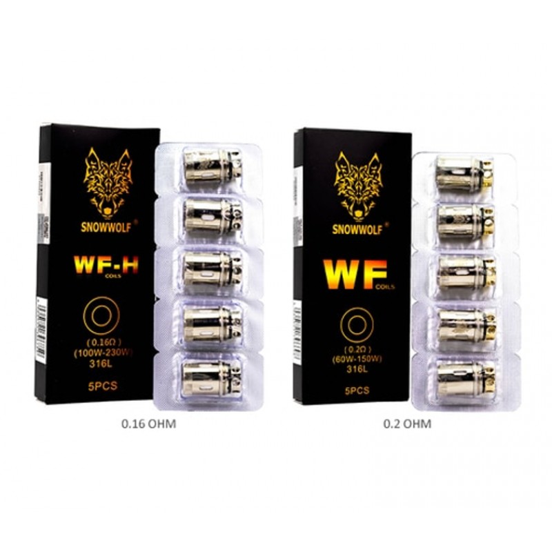 SnowWolf Wolf Tank WF Coils (5-Pack)