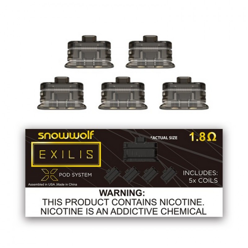 SnowWolf Exilis XPod Coils (5-Pack)