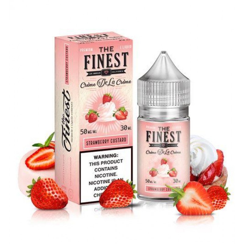 Strawberry Custard by Finest SaltNic E-Liquid