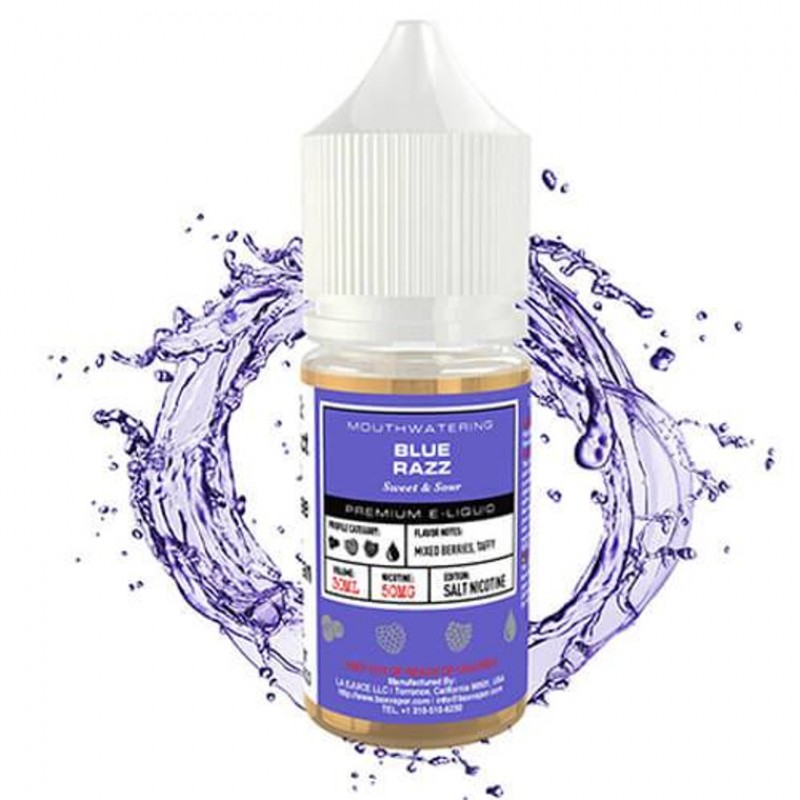 Blue Razz By GLAS BSX Salt E-Liquid