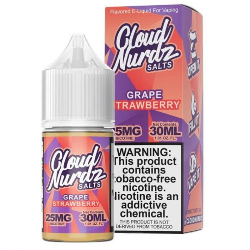 Grape Strawberry by Cloud Nurdz TFN Salts E-Liquid