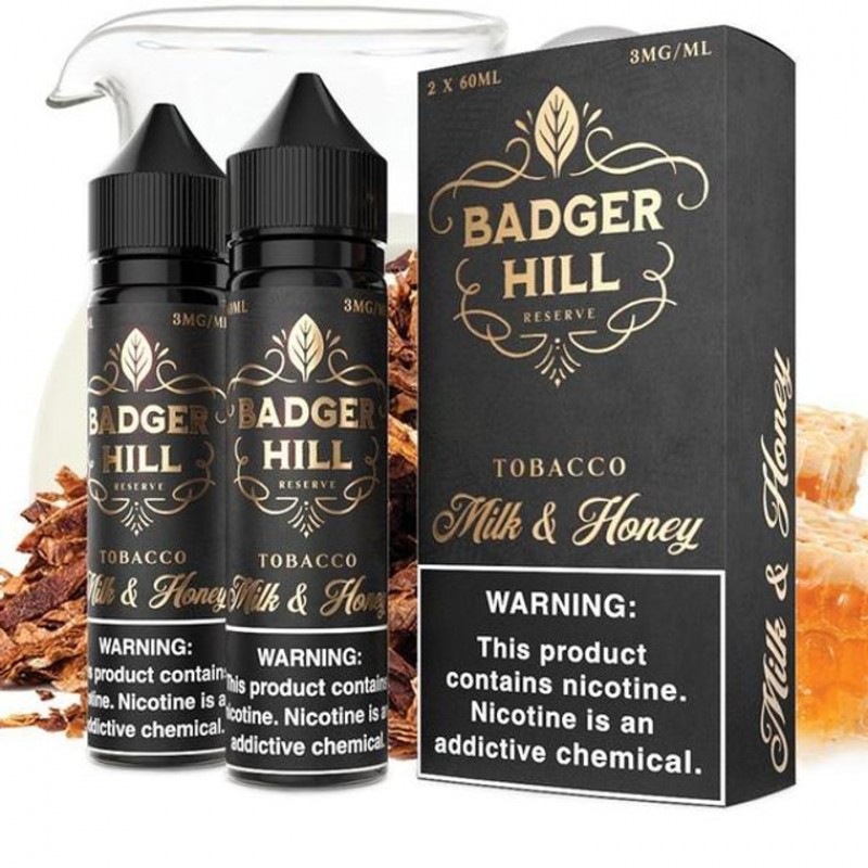 Milk and Honey by Badger Hill Reserve E-Liquid