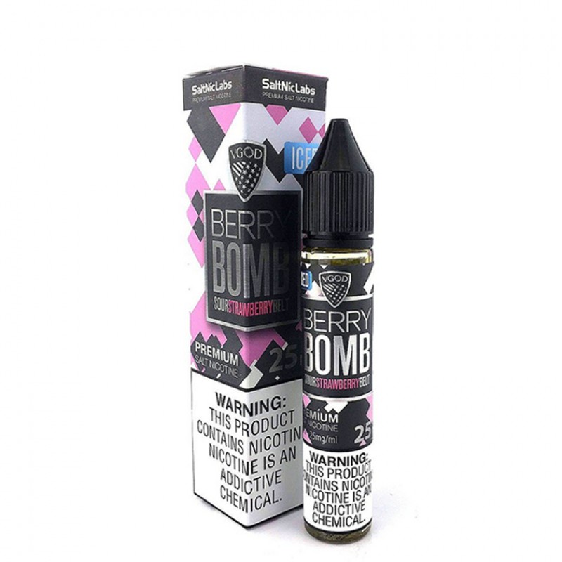 Iced Berry Bomb By VGOD Salt E-Liquid