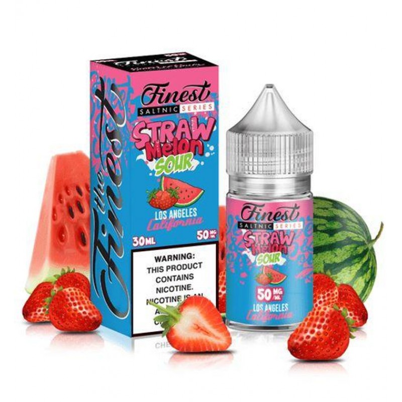 Straw Melon Sour by Finest SaltNic E-Liquid